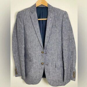 J. Crew Blue Linen Suit - 36S